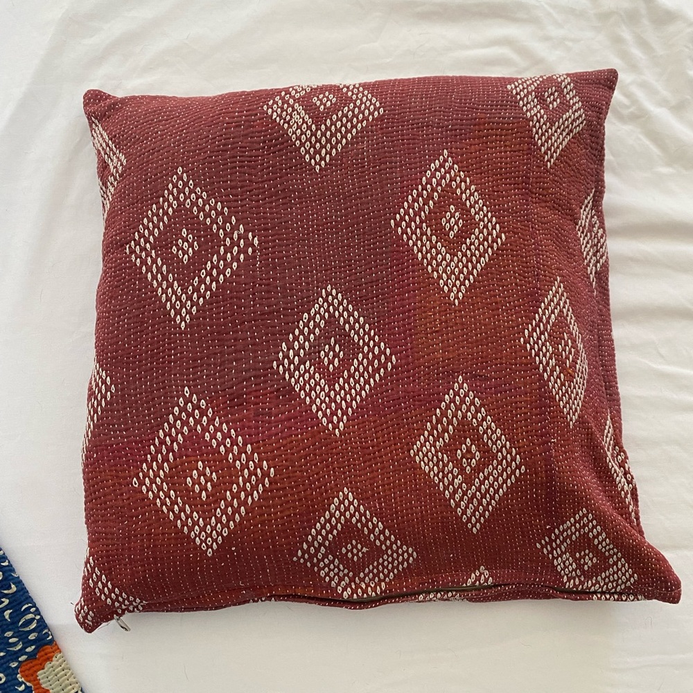 Kantha quilt pillow cases (2)
